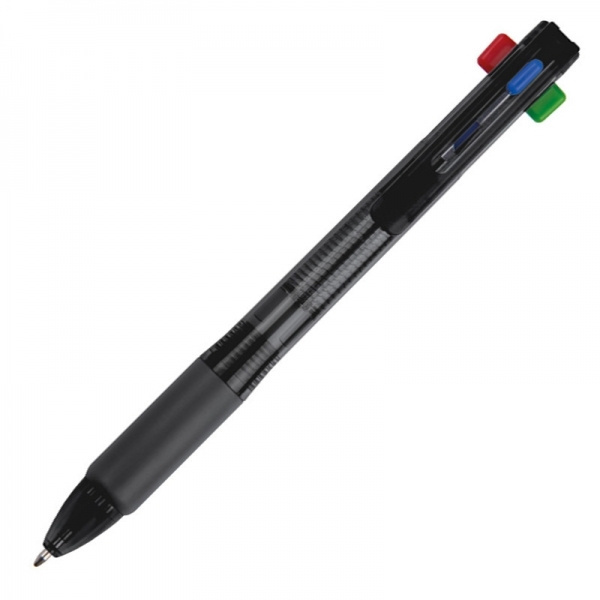 Logotrade promotional product image of: Plastic ballpen 4in1 NEAPEL