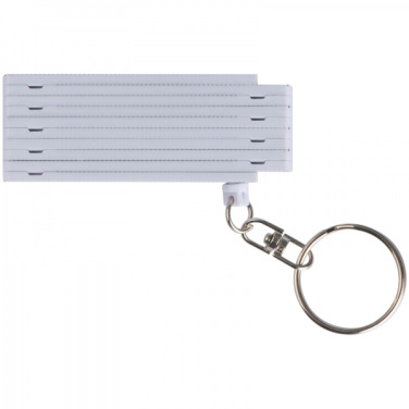 Logo trade promotional gifts image of: Keyring with 0,5m ruler