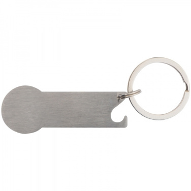 Logo trade promotional giveaways image of: Keyring with shopping cart chip STICKIT