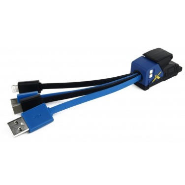 Logo trade corporate gifts image of: Personalized charging cable 3in1