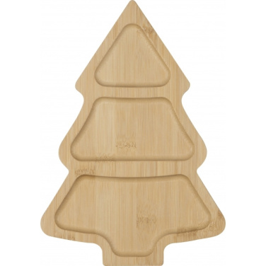 Logotrade business gift image of: Bamboo snack tray LOUISVILLE