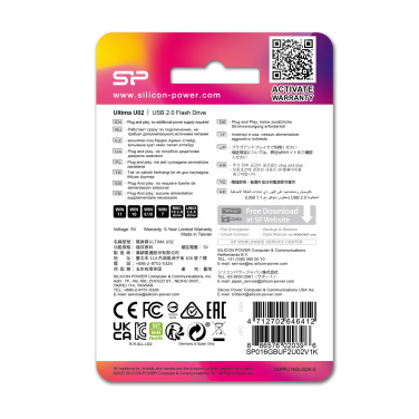 Logo trade promotional products image of: Pendrive Silicon Power Ultima U02 2.0