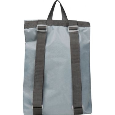 Logo trade business gifts image of: Foldable backpack STOCKTON