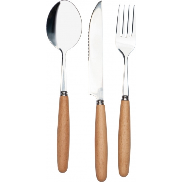 Logo trade promotional products image of: Cutlery set MARRAKESH