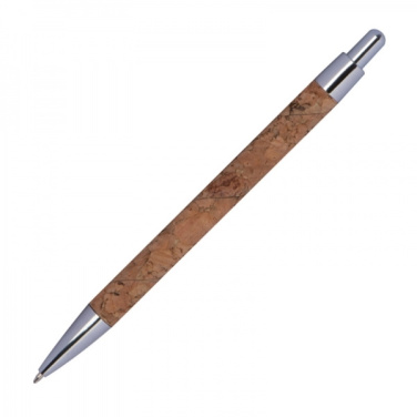 Logo trade promotional products image of: Cork pen KINGSWOOD