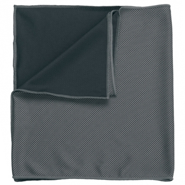 Logotrade promotional product picture of: Towel LANAO Schwarzwolf