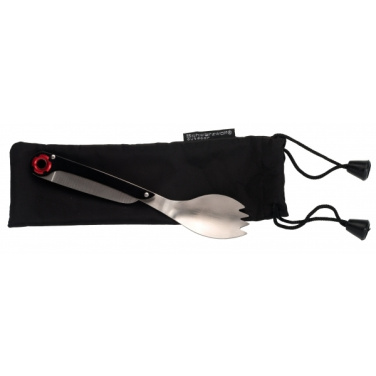 Logotrade promotional items photo of: Multifunctional spoon LATEMAR Schwarzwolf