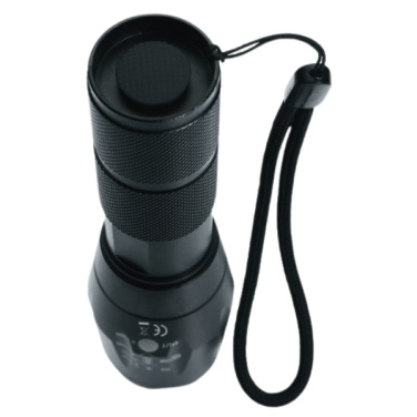 Logotrade business gift image of: Flashlight ANTELAO Schwarzwolf
