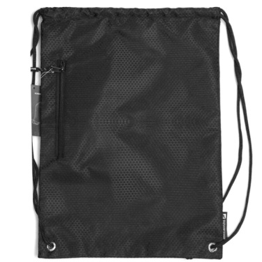 Logo trade corporate gifts picture of: Drawstring bag NUNAVUT Schwarzwolf