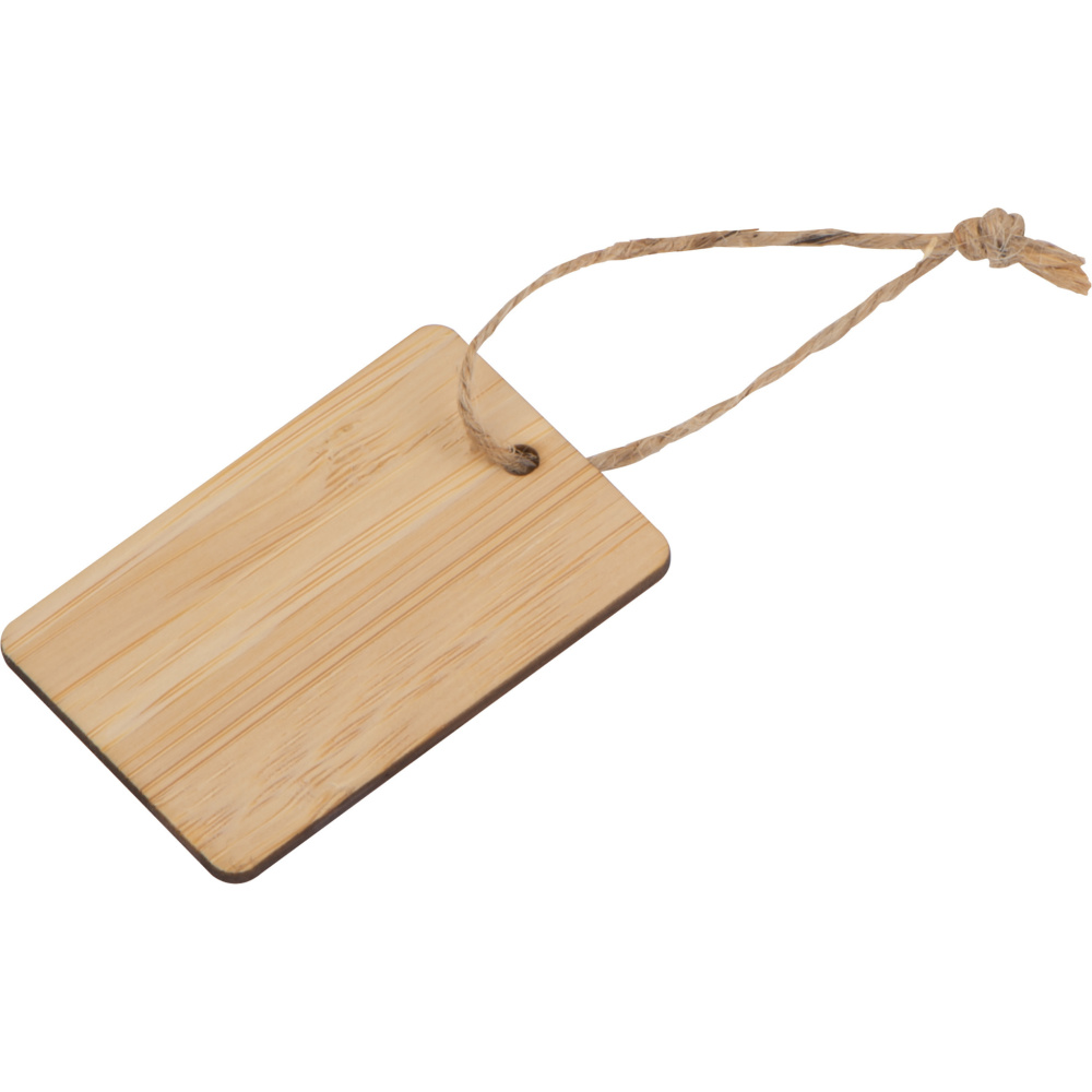 Logotrade promotional merchandise image of: Bamboo Pendant SALAMANCA