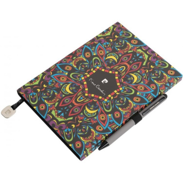 Logo trade promotional giveaway photo of: Notepad A5 & ballpoint pen REPORTER Pierre Cardin