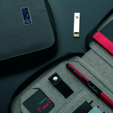 Logo trade promotional giveaways picture of: Folder A5 & power bank 4000 mAh SORBONNE Pierre Cardin