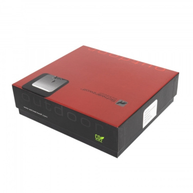 Logotrade promotional item picture of: Hip flask MADONIE Schwarzwolf