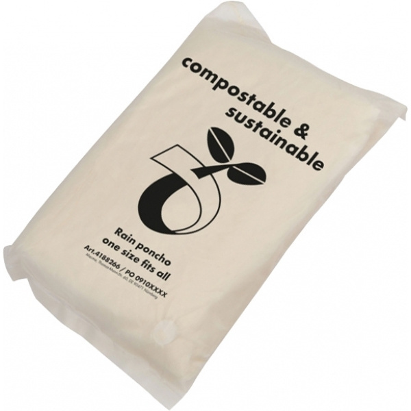 Logo trade corporate gifts image of: Rain poncho FLEURUS