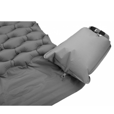 Logo trade promotional giveaway photo of: Inflatable mat SAJAMA Schwarzwolf