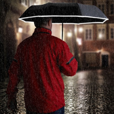 Logo trade promotional merchandise photo of: Umbrella CRUX Schwarzwolf