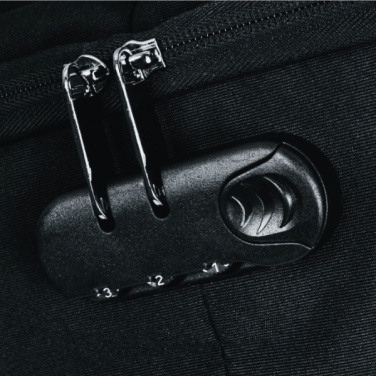 Logo trade promotional giveaways image of: Backpack MAREB Schwarzwolf