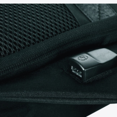 Logo trade promotional gifts picture of: Backpack MAREB Schwarzwolf