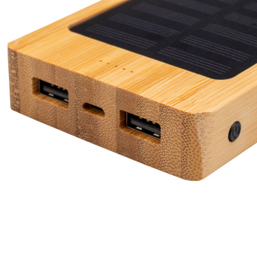 Logotrade promotional giveaway picture of: Bamboo power bank BAKERSFIELD