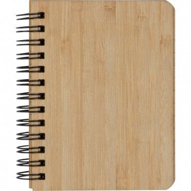 Logo trade promotional merchandise image of: A6 notebook PHOENIX