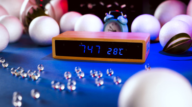 Logotrade promotional merchandise image of: Desk clock TRONDHEIM