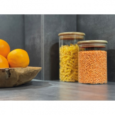 Logo trade business gifts image of: Borosilicate container ONTARIO 1000 ml