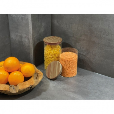 Logo trade promotional item photo of: Borosilicate container ONTARIO 1000 ml