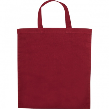 Logo trade promotional giveaways image of: Cotton bag with short handles BREGENZ