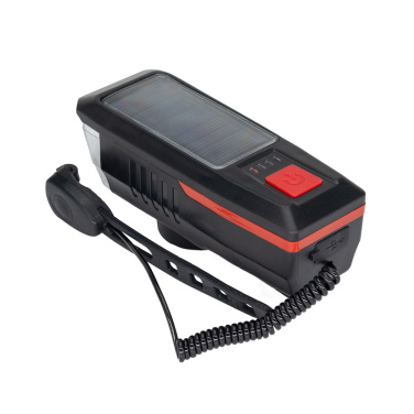 Logo trade promotional gift photo of: Solar bike light with horn, MC-5
