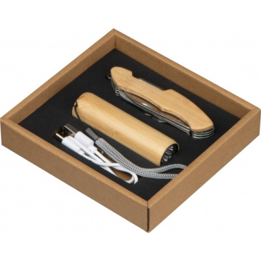 Logotrade corporate gift image of: Set Torch and pocket knife OLDHAM