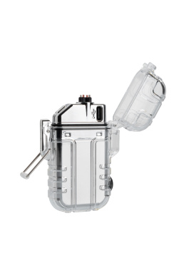 Logo trade advertising product photo of: Electrical lighter CALBUCO Schwarzwolf