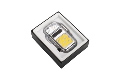 Logo trade advertising product photo of: Electrical lighter CALBUCO Schwarzwolf