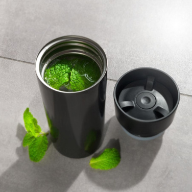 Logotrade promotional items photo of: Thermo mug ARANSOL 300 ml Schwarzwolf