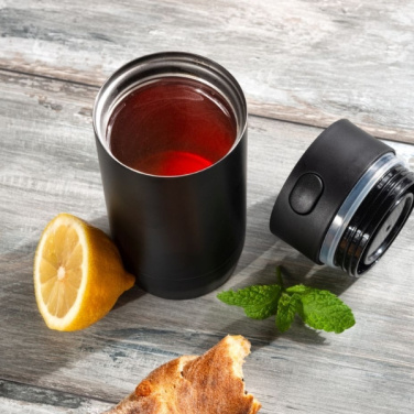 Logotrade promotional gift picture of: Thermo mug ADRASAN 240 ml Schwarzwolf