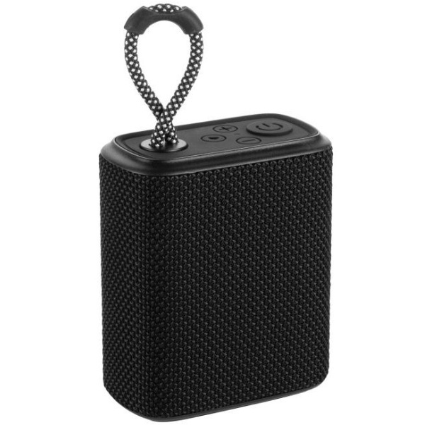 Logo trade promotional product photo of: Waterproof bluetooth speaker HARDEOL Schwarzwolf