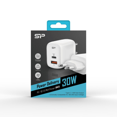 Logo trade corporate gifts image of: SILICON POWER fast charger QM25