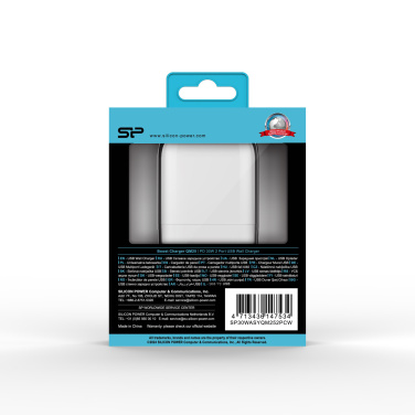 Logo trade promotional merchandise image of: SILICON POWER fast charger QM25