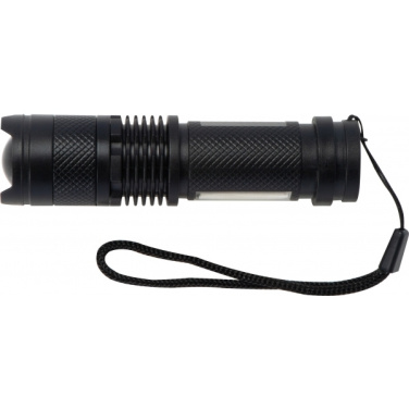 Logo trade promotional merchandise image of: Rechargeable flashlight AARHUS