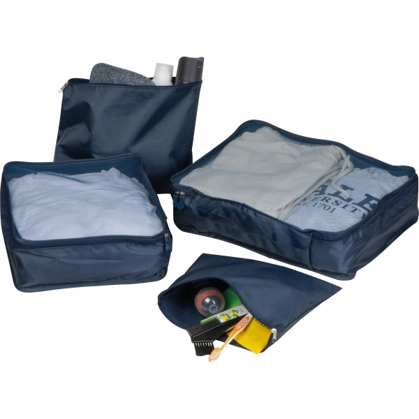 Logo trade promotional items image of: 4-piece travel set BELMONT