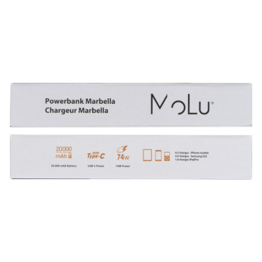 Logo trade promotional gifts image of: Power bank 20 000 mAh MARABELLA MoLu