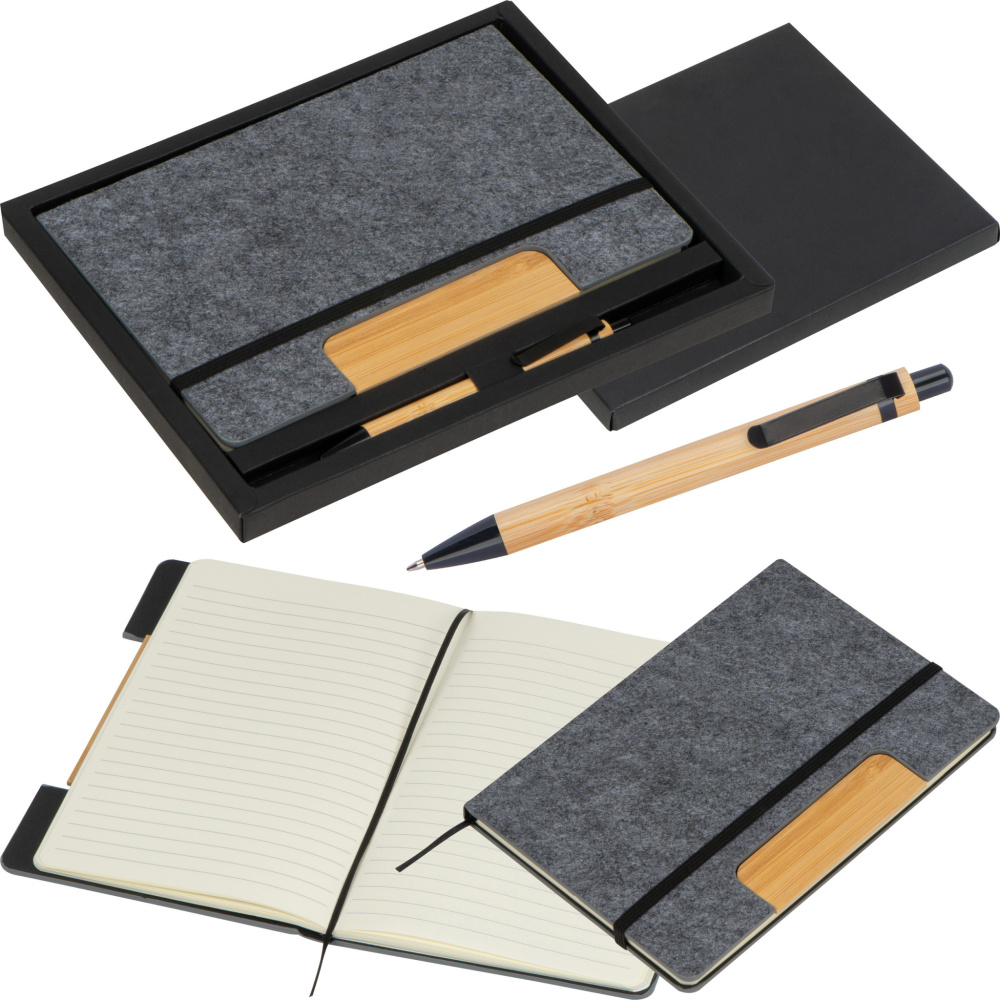 Logo trade promotional items image of: Notebook set Walsall