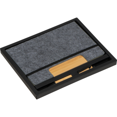 Logo trade corporate gifts image of: Notebook set Walsall