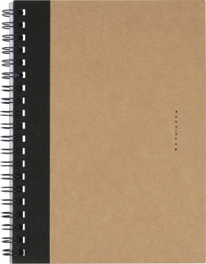 Logo trade promotional items picture of: Spiral notebook Ravenna