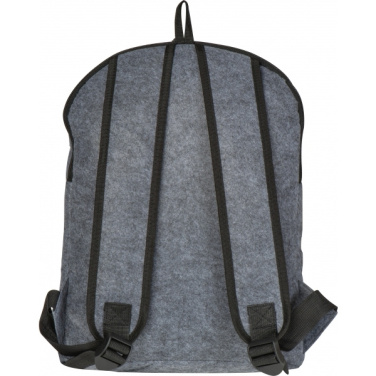 Logo trade promotional giveaways picture of: RPET Backpack Davos