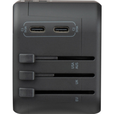 Logo trade promotional gifts image of: Travel Adapter Maracena