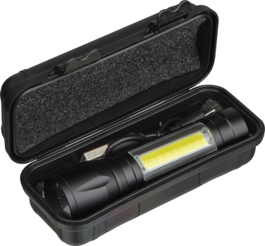 Logotrade promotional gift picture of: Rechargeable flashlight Tokyo