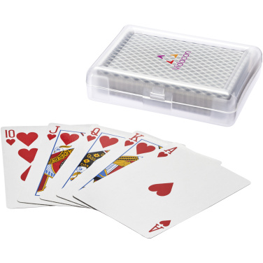 Logotrade promotional item picture of: Reno playing cards set in case