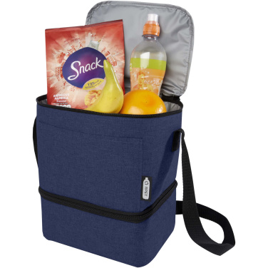 Logo trade business gifts image of: Tundra 9-can GRS RPET lunch cooler bag 9L