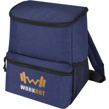 Logo trade corporate gifts image of: Excursion GRS RPET cooler backpack 12L