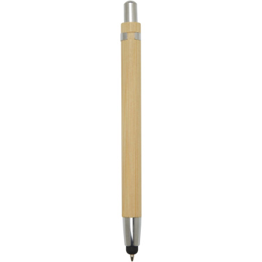 Logo trade promotional items image of: Elm bamboo ballpoint pen